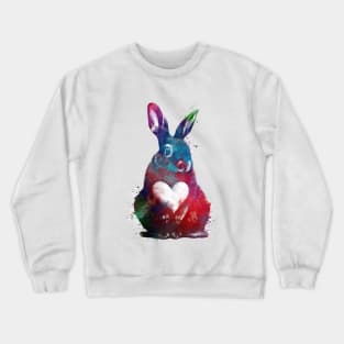 Rabbit heart Crewneck Sweatshirt